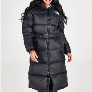 The North Face Women’s Nuptse Belted Long Parka